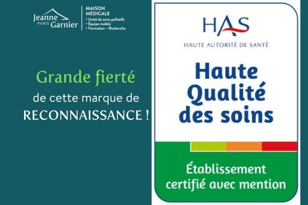 La Maison Médicale certifiée avec la mention ” Haute Qualité des soins”